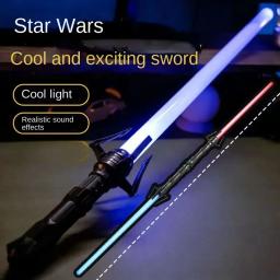 Nova espada laser quente brinquedo estrela luz espada luminosa haste fluorescente haste laser espada das crianças brinquedo presente de guerra brinquedos ao ar livre escaláveis - Image 1