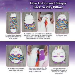 Saco de dormir dos desenhos animados para crianças, saco de dormir animal infantil, travesseiro boneca de pelúcia bebê, presente para meninos e meninas, 1 pc - Image 5