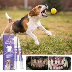 Gel reparador dentário oral para animais, creme dental natural para cães, limpador de escovação de dentes, cachorros e gatos gatinhos - Image 2