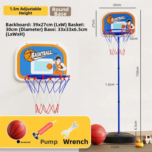 Suporte de Basquete Infantil Ajustável 1,5m