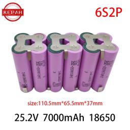 Personalizado 5S2P 5S3P 5S4P 6S2P 8.4V 3.7V 10.8V 16.8V 18V 25.2V 18650 35E bateria 3500mAh para chave de fenda célula de furadeira elétrica - Image 2