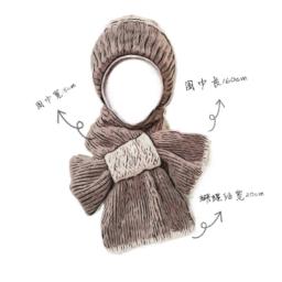 Chapéu cachecol de inverno, design de dois tons, forrado de lã, à prova de vento, proteção para os ouvidos, gorro de malha quente para clima frio, atividades ao ar livre - Image 6