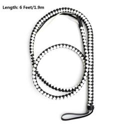 180cm couro pu 4 trança chicote cavalo chicote cavaleiro equipamentos esportes equestres branco ou vermelho - Image 1