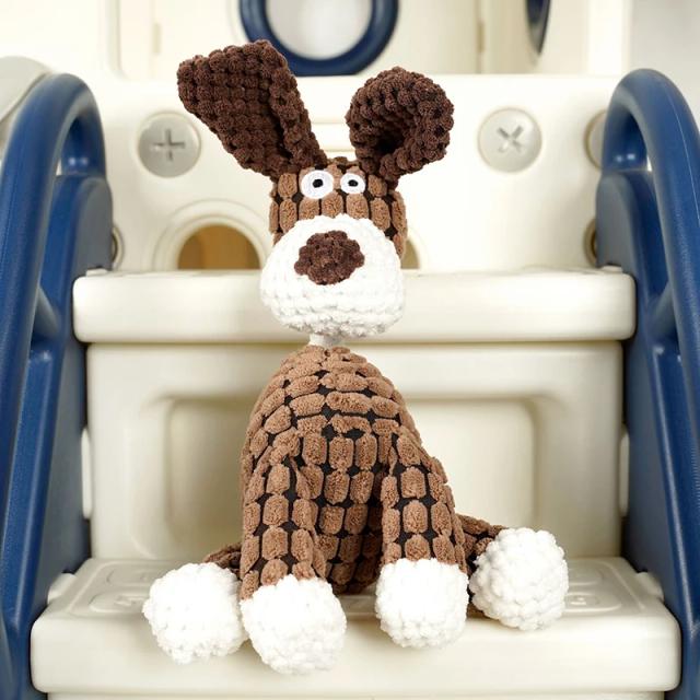 Brinquedo para Cães Jambo Brinquedos Pelúcia Burro Mordida e Interativo 1 Unidade