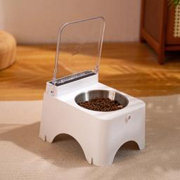 Smart Pet Bowl com Sensor Infravermelho Abertura Inteligente de Tampa Alimentador de Alimentos para Cães e Gatos, Dispensador Anti-Mouse Pet Food, Suprimentos para Cães e Gatos - Image 1