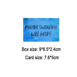 Citações motivacionais Cartões Presente, Engraçado, Incentivo Positivo, Cartões de Motivação, Little Box, Fontes do partido, 20 pcs, 40 pcs, 100 pcs, 200pcs - Image 5