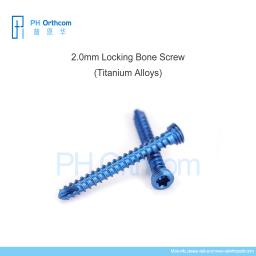 Parafusos de titânio para veterinária, Instrumentos cirúrgicos ortopédicos, Suprimentos e equipamentos médicos, Ferramentas para animais, 2.0mm - Image 4