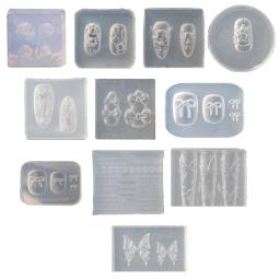 Molde silicone para arte unhas, estilo balé, laço 3d, escultura silicone, acrílico, uv, arte unhas, molde faça - Image 1