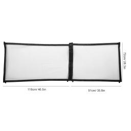 Porta de segurança transparente portátil para Pet, Barreira dobrável, Safe Mesh Gate, Cerca respirável para cão e gato, Cerca leve para interior e exterior - Image 6