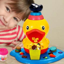 Ferramentas De Massa Colorida Modelagem De Argila, Jogar Brinquedos De Massa De Cor, Moldagem Divertida, Modelagem De Pato Dos Desenhos Animados - Image 3
