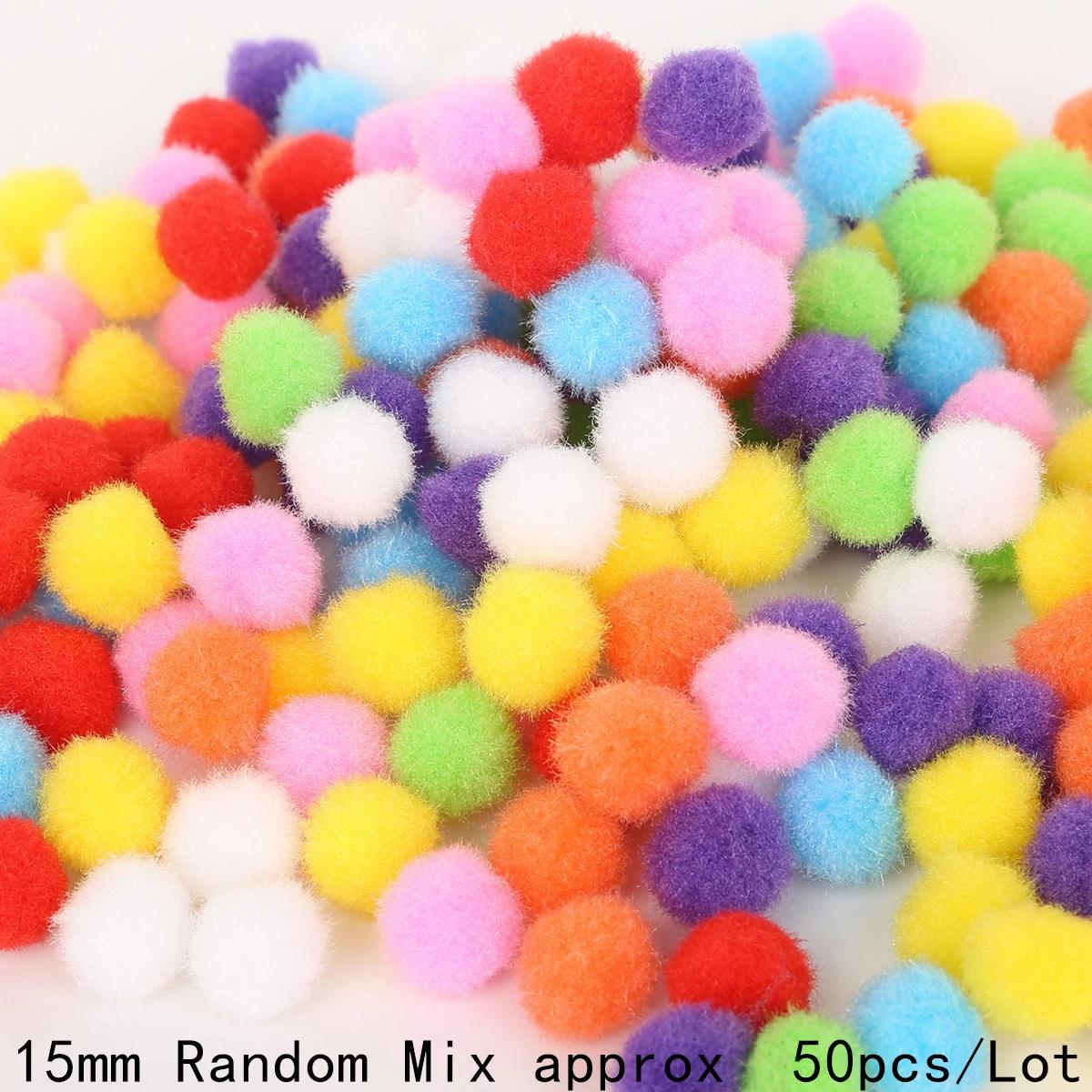 Glitter cores sortidas hastes de chenille 1cm pompons limpadores de cachimbo para materiais de arte diy artesanato para crianças classe - Image 1