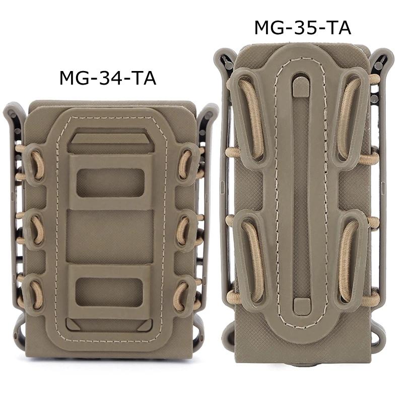 2 pçs/set compartimento bolsa combo rifle mag bolsa pistola mag bolsa conjunto tático fastmag softshell revista bolsa-5.56/7.62/9mm - Image 1