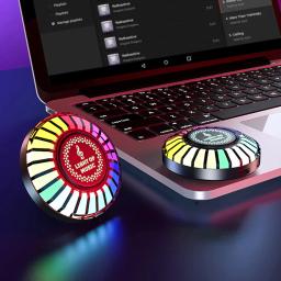 RGB Magnetic Pickup Ambience LED Light, Controle de Voz, Música Ritmo Lâmpada, Dança Atmosfera Iluminação, Festa, Carro, Home Decor - Image 1