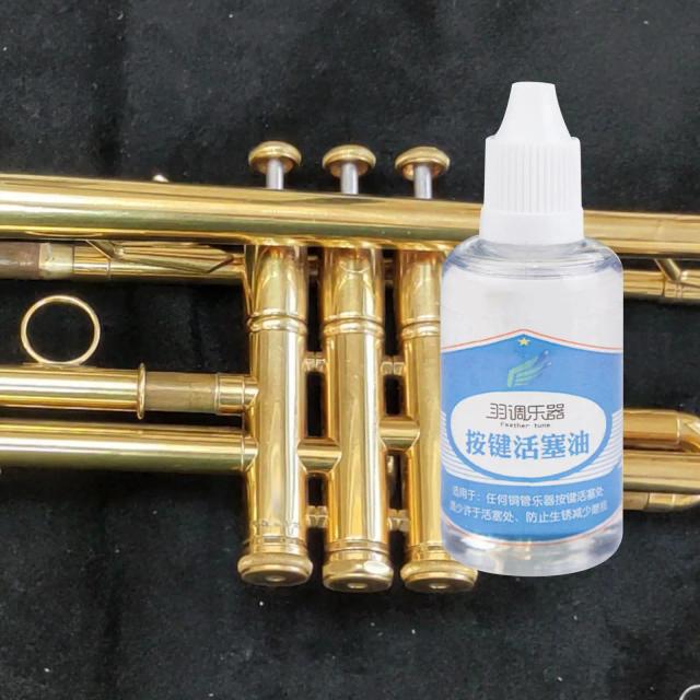 Óleo de Pistão Prático para Instrumentos de Sopro - Limpeza e Manutenção em 50ml para Flautas, Clarinete, Trompete e Mais