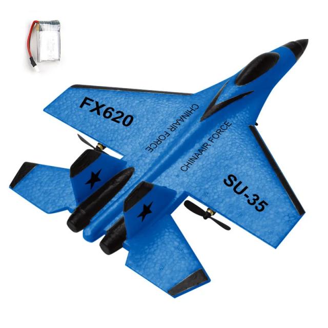 FX-620 SU-35 RC Drone Avião de Controle Remoto 2.4G Planador EPP Espuma Meninos Presente