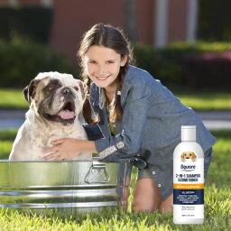 Natural Hidratante Dog Shampoo e Condicionador, Adequado para Pele Sensível, PH Equilibrado, Cachorro, 2 em 1 - Image 6