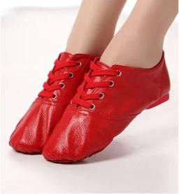 2024 tênis de dança de couro genuíno para mulheres homens macio respirável esporte jazz sapatos de dança ballet yoga ginásio sapatos de exercício 28-45 - Image 6