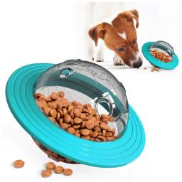 Dispositivo de alimentação bola resistente à mordida para cães, alimentação lenta interativa, auto alta brinquedos, frisbee, frisbee, vazamento - Image 6