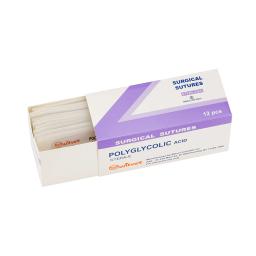 Sutura cirúrgica absorvível PGA PDO para cão de estimação, ângulo de canto da agulha, pino redondo, 2-0, 3-0, pino redondo, suprimentos hospitalares, 75cm, 90cm - Image 3