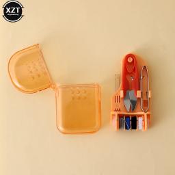 Mini Kit De Costura De Viagem Portátil, Linha De Costura Doméstica Agulha Bordada, Costura, Caixa De Armazenamento De Dedal, Ferramenta De Trabalho Manual, Artesanato DIY, 1 Conjunto - Image 2