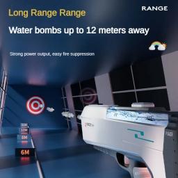Absorver automaticamente água de alta pressão elétrica pistola água brinquedos para crianças verão ao ar livre piscina luta jogos crianças watergun presente - Image 5