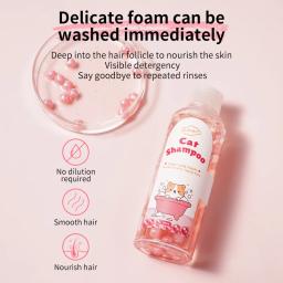 Gel de banho para descontaminação de ácaros, condicionador especial para cabelos, xampu para gatos, fragrância duradoura, 250ml - Image 5