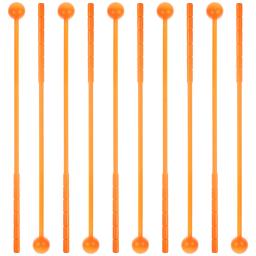 Percussão para crianças, malho percussão, baqueta, instrumentos musicais, carrilhão, xilofone, bloco de madeira, glockenspiel amarelo, 1 saco, 10pcs - Image 6