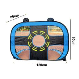 Rede dobrável do objetivo do futebol do nylon com estojo portátil para crianças, objetivo da instalação simples para crianças - Image 6