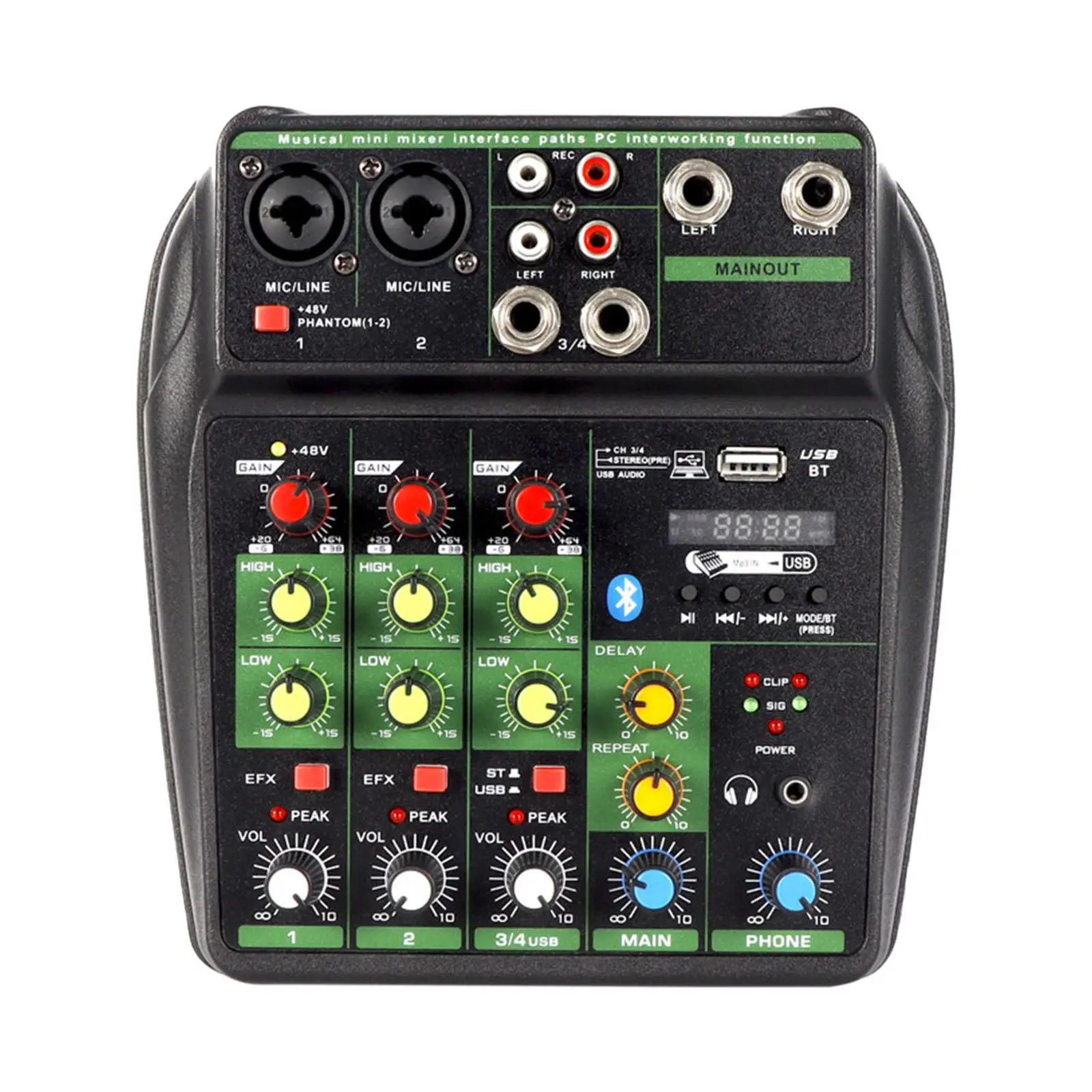 Mixer De Áudio Digital Para Gravação De Música, Desempenho De Banda, 4 Canais - Image 1