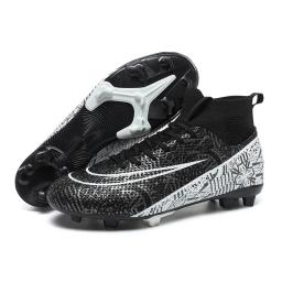 Tamanho 35-45 homens meninos sapatos de futebol botas de tornozelo alto crianças chuteiras treinamento esporte tênis sapatos de futebol - Image 6