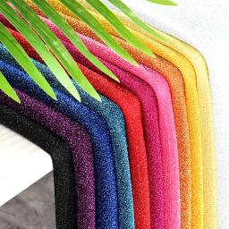 Tecido de malha elástica com glitter, céu estrelado, artesanato decorativo para casamento, cortina de saia DIY, acessórios de pano - Image 4