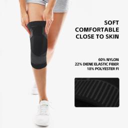SKDK-Compressão Joelho Brace Pads, Anti-Slip Strap, Nylon, Respirável, Suporte para Esportes, Basquete, Corrida, Tênis, 1Pc - Image 2