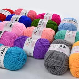 DIY Hand Knitting Milk Cotton Yarn, 4 Ply Soft Baby Yarn, Artesanato de crochê, 80% Fibra De Grampo Longa, 60m, 66yd, 25g - Image 4
