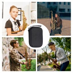 Grande Capacidade Clarinete Reed Case, Saxofone Reed Holder Box, Reeds Storage Bag, Shockproof Reed Guard, 20pcs - Image 4