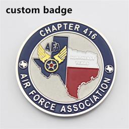 Alfinetes De Lapela De Esmalte De Metal Personalizados, Anime Badge Custom, Acessórios De Broche Personalizado Militar, Fabricação De Crachá De Chapéu De Roupas - Image 1