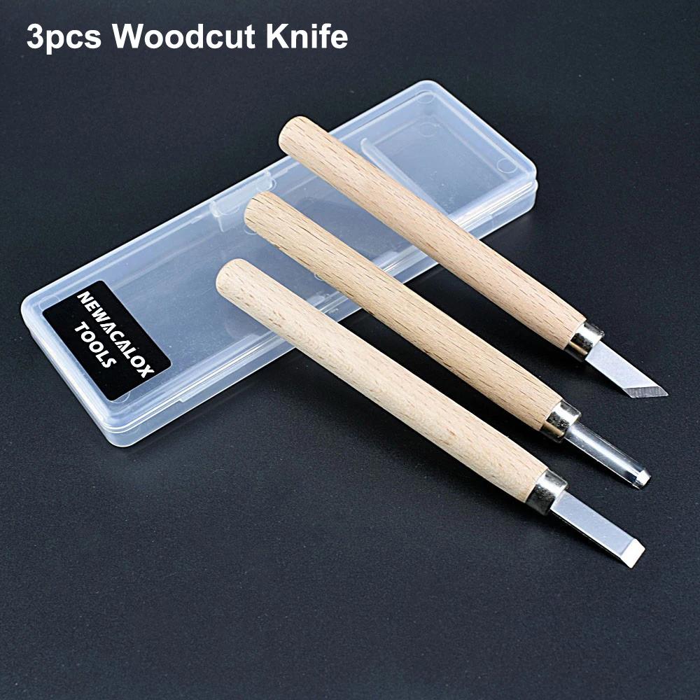 Newacalox-DIY Pen Woodcut Faca Scorper, Ferramentas de Escultura em Madeira, Carpintaria Hobby Arts Crafts, Nicking Cutter, Graver Bisturi, 12Pcs Set - Image 1