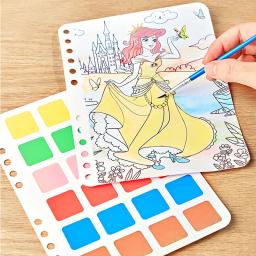 Kit de pintura de tecido para crianças, puzzle DIY, punção, brinquedos artesanais, prancha princesa, adesivos, presentes de aniversário para crianças, menina - Image 6