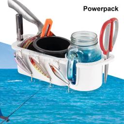 Caixa de armazenamento marinho caixa de ferramentas marinha organizador de equipamentos de pesca resistente economia de espaço barco marinho montar titular recipiente de armazenamento para - Image 4