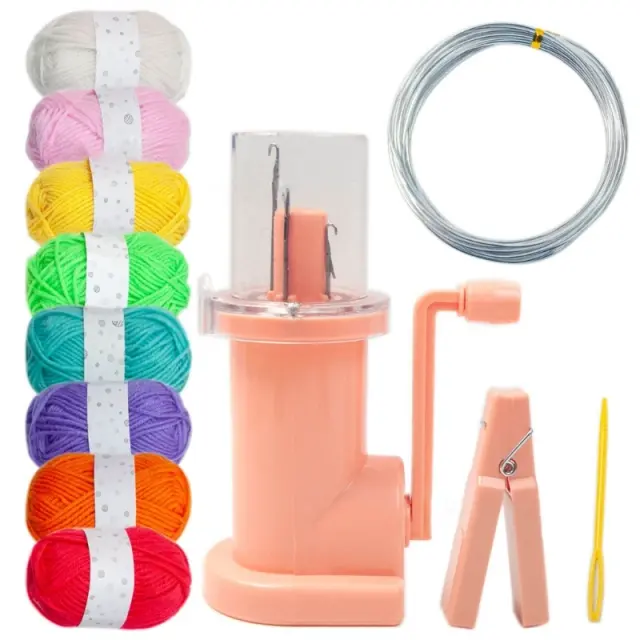 Máquina de Tricô Manual e Acessórios para Artesanato: Crie Pulseiras e Mais com Tear Manual
