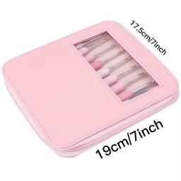 Ergonômico mão Crochet gancho Set, Soft Grip Crochet agulha, acessórios para iniciantes, artrite, 9 PCs - Image 4