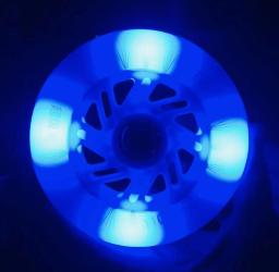 LED Inline Patins de Velocidade Roda Flash, branco, azul, verde, cor-de-rosa, Powerslide Night Racing Skating, 110mm, 90A, 2 Pcs - Image 3