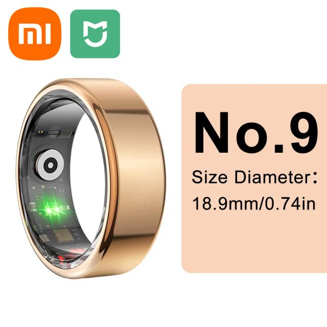Anel Inteligente Xiaomi Mijia R02: Monitor de Saúde com Frequência Cardíaca, IP68, 3ATM e Múltiplos Modos Esportivos para Homens