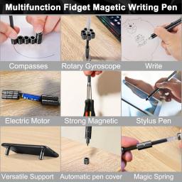 Caneta magnética fidget diy ímã fidgi caneta multifuncional deformável ímã escrita esferográfica brinquedo caneta, melhor presente para amigos 14 + - Image 5