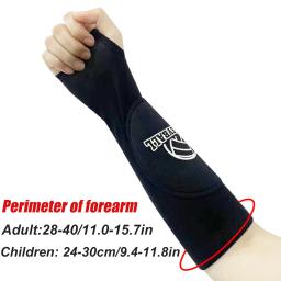 1 par de mangas esportivas para braço de vôlei, mangas para antebraço com almofadas de proteção, equipamento de vôlei para jovens, meninas, crianças e mulheres - Image 5