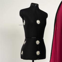 Adereços de manequim feminino, capa de pano ajustável, costura para mulheres, design de alfaiate, roupas, busto, vestido, base de metal, suprimentos de costura - Image 2