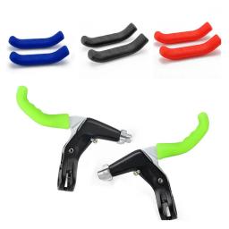 Luvas De Punho De Freio De Bicicleta, Capa De Silicone, Bicicleta dobrável Mountain Road, Proteger a tampa - Image 5