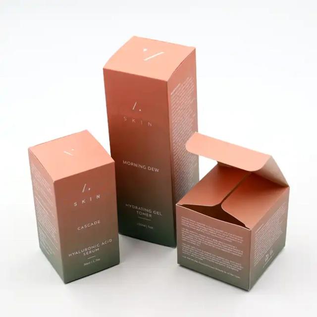 Caixas de Embalagem de Papel Personalizadas para Óleo Essencial e Produtos de Skincare, Econômicas e Laminadas