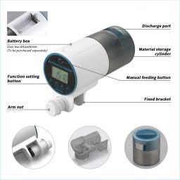 Alimentador automático de peixes para aquário, temporizador inteligente, distribuidor de alimentos para viagens, fim de semana, feriado, automático - Image 5