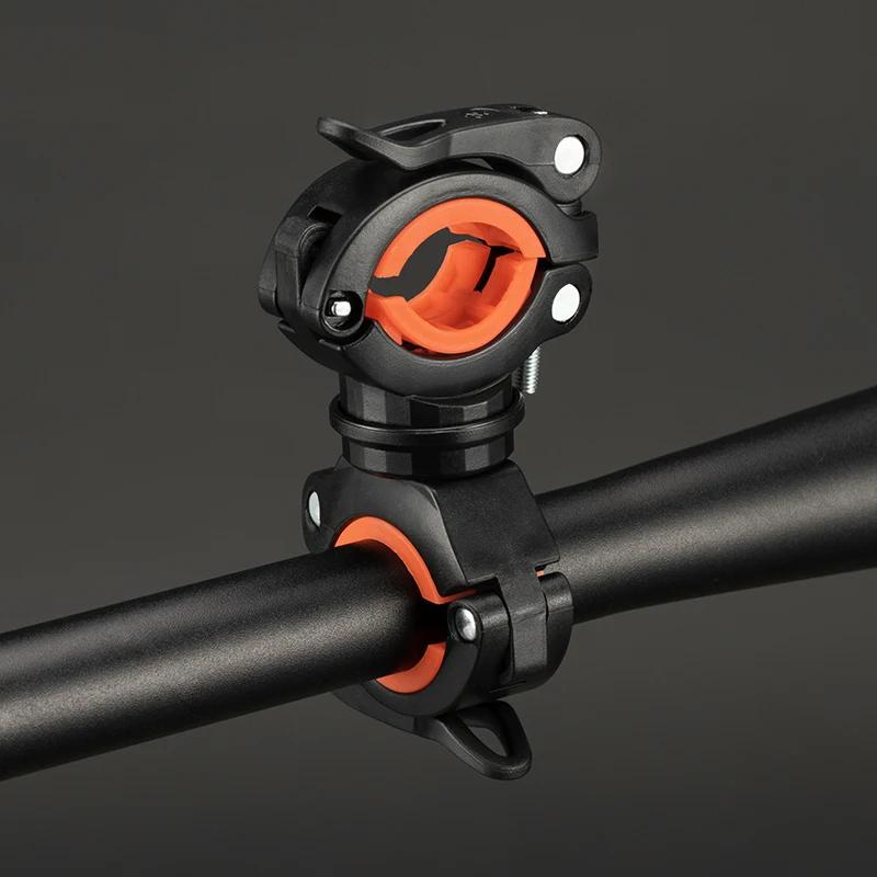 ESLN-Suporte de bicicleta guidão com luz LED, bicicleta girando luz, duplo suporte, lanterna lâmpada, bomba de ciclismo, acessórios de bicicleta - Image 1