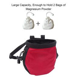 Saco de giz para escalada de rocha crossfits saco de giz saco de giz bolsa de armazenamento para escalada de rocha ginásio de levantamento de peso com cordão e - Image 4